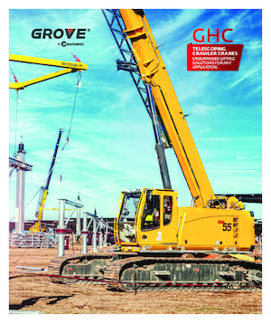 Гусеничні крани - телескопічна стріла Grove GHC85