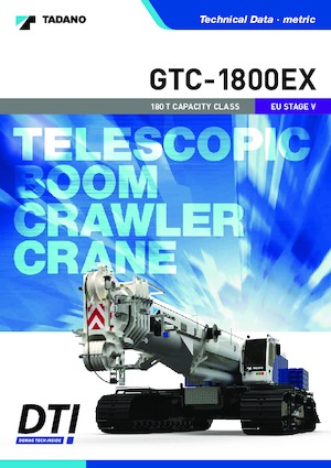 Гусеничні крани - телескопічна стріла Tadano GTC-2000