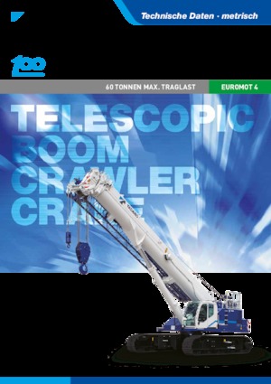 Гусеничні крани - телескопічна стріла Tadano GTC-600