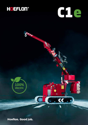 Гусеничні крани - телескопічна стріла Hoeflon Hoeflon C1e