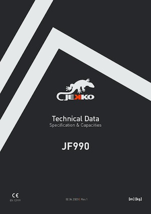 Гусеничні крани - телескопічна стріла Jekko JF990