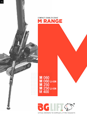 Гусеничні крани - телескопічна стріла BG Lift M 060 Li-ion