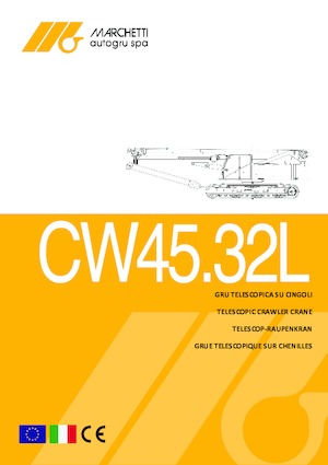 Гусеничні крани - телескопічна стріла Marchetti Orsa 45.32L