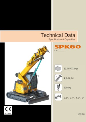 Гусеничні крани - телескопічна стріла Jekko SPK60