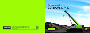 Гусеничні крани - телескопічна стріла Zoomlion ZCT300V532