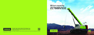 Гусеничні крани - телескопічна стріла Zoomlion ZCT600V532