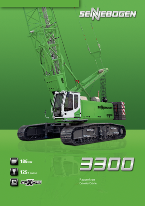 Гусеничні крани - ґратчаста стріла Sennebogen 3300 Star Lifter