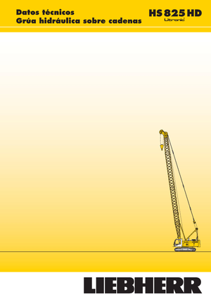 Гусеничні крани - ґратчаста стріла Liebherr HS 825 HD Litr.