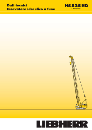 Гусеничні крани - ґратчаста стріла Liebherr HS 825 HD Litr.