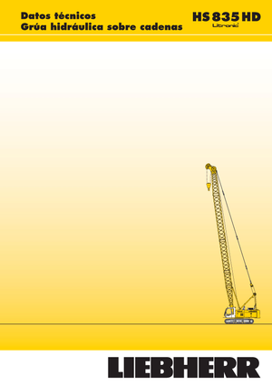 Гусеничні крани - ґратчаста стріла Liebherr HS 835 HD Litr.