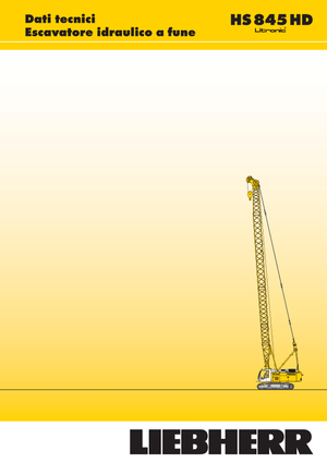Гусеничні крани - ґратчаста стріла Liebherr HS 845 HD Litr.