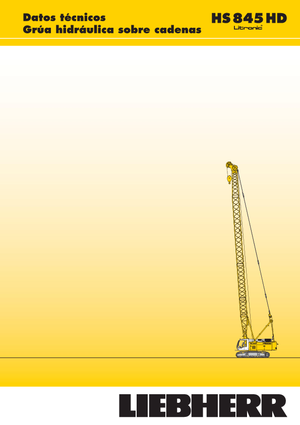 Гусеничні крани - ґратчаста стріла Liebherr HS 845 HD Litr.
