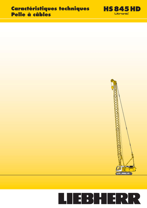 Гусеничні крани - ґратчаста стріла Liebherr HS 845 HD Litr.