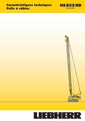 Гусеничні крани - ґратчаста стріла Liebherr HS 855 HD Litr.