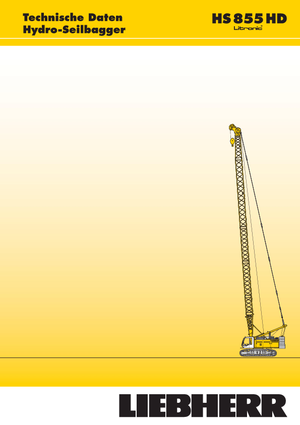 Гусеничні крани - ґратчаста стріла Liebherr HS 855 HD Litr.