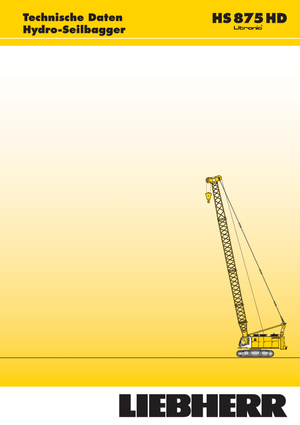 Гусеничні крани - ґратчаста стріла Liebherr HS 875 HD Litr.