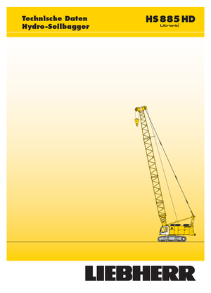 Гусеничні крани - ґратчаста стріла Liebherr HS 885 HD Litr.