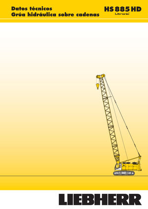 Гусеничні крани - ґратчаста стріла Liebherr HS 885 HD Litr.