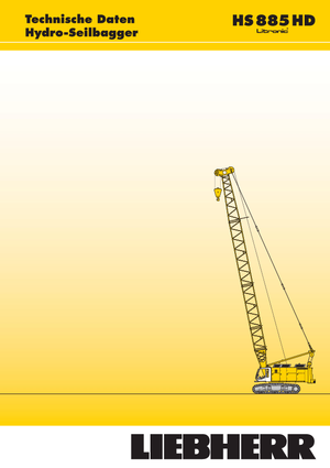 Гусеничні крани - ґратчаста стріла Liebherr HS 885 HD Litr.