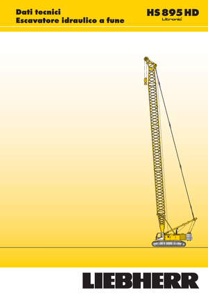 Гусеничні крани - ґратчаста стріла Liebherr HS 895 HD
