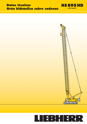 Гусеничні крани - ґратчаста стріла Liebherr HS 895 HD