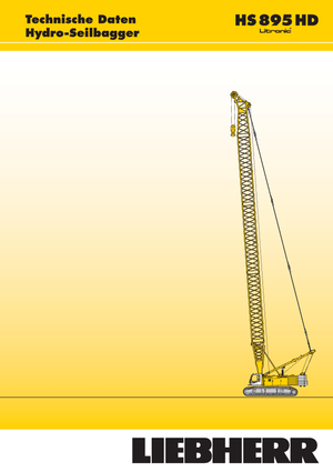 Гусеничні крани - ґратчаста стріла Liebherr HS 895 HD
