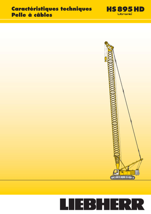 Гусеничні крани - ґратчаста стріла Liebherr HS 895 HD