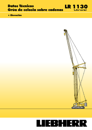 Гусеничні крани - ґратчаста стріла Liebherr LR 1110