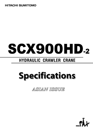 Гусеничні крани - ґратчаста стріла Hitachi Sumitomo SCX 900 HD 2