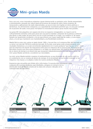 Гусеничні крани - телескопічна стріла Maeda MC 405 CRME