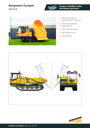 Гусеничні самоскиди Bergmann 4010R