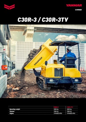 Гусеничні самоскиди Yanmar C30R-3 