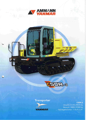 Гусеничні самоскиди Yanmar C 50 R 3