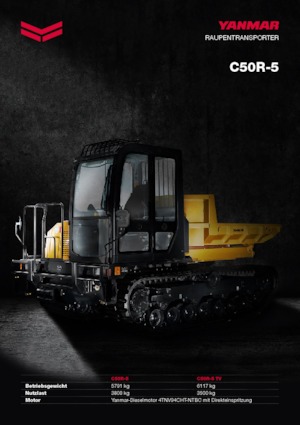 Гусеничні самоскиди Yanmar C 50 R 5 TV