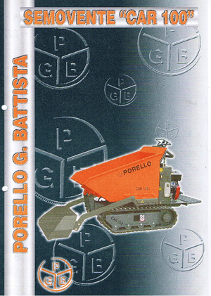 Гусеничні самоскиди Porello Car 100