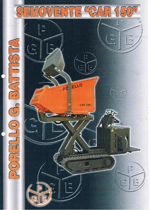 Гусеничні самоскиди Porello Car 150