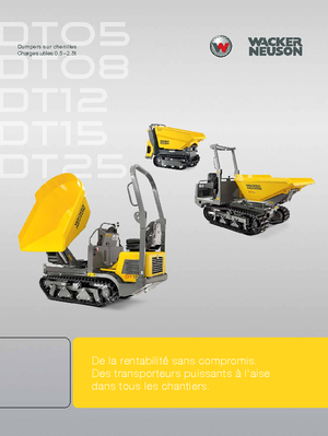 Гусеничні самоскиди Wacker Neuson DT08