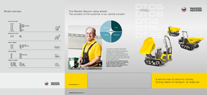 Гусеничні самоскиди Wacker Neuson DT08