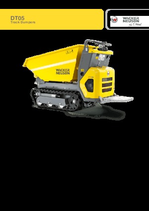 Гусеничні самоскиди Wacker Neuson DT05