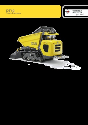 Гусеничні самоскиди Wacker Neuson DT10