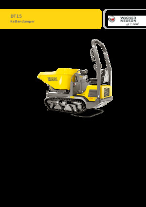 Гусеничні самоскиди Wacker Neuson DT15