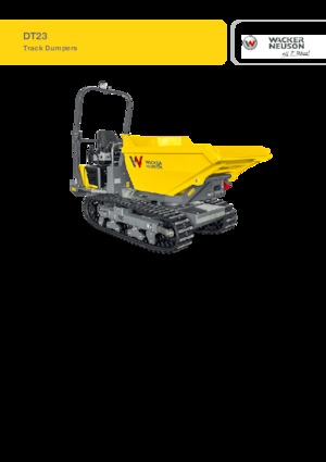 Гусеничні самоскиди Wacker Neuson DT23