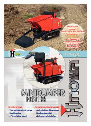 Гусеничні самоскиди Hinowa HS1102