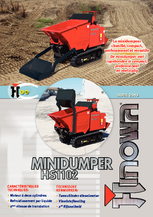 Гусеничні самоскиди Hinowa HS1102
