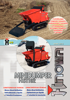 Гусеничні самоскиди Hinowa HS1102