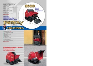 Гусеничні самоскиди Hinowa HS400