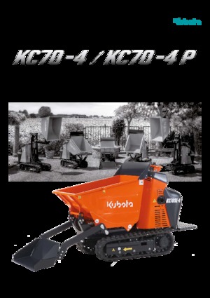 Гусеничні самоскиди Kubota KC70-4