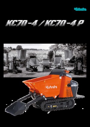 Гусеничні самоскиди Kubota KC70-4
