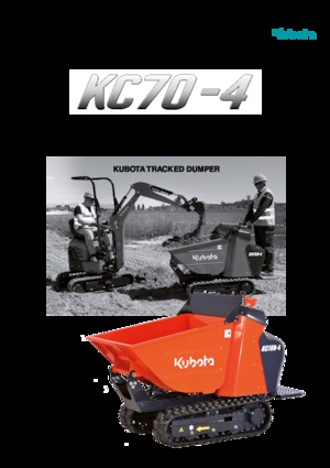 Гусеничні самоскиди Kubota KC70HV-4