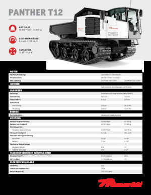 Гусеничні самоскиди Prinoth Panther T12